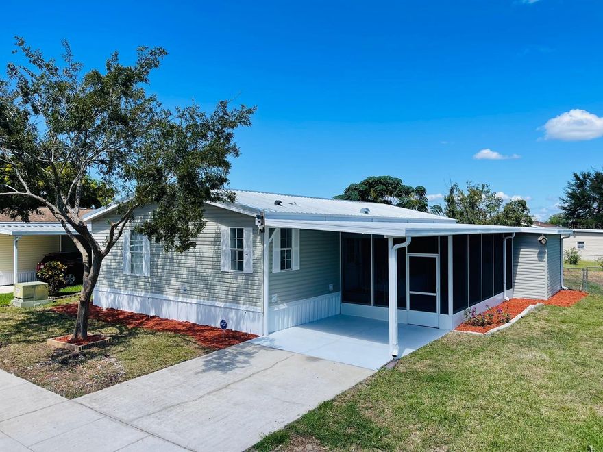 *** STUNNING - Move in Ready 3-bedroom, 2-bathroom split home plan features: A gorgeous Chef style Kitchen great for entertaining,  brand-new cabinetry with crown molding, granite countertops, and all-new stainless steel appliances. New Central A/C. Both bathrooms have been completely remodeled, offering new vanities with granite countertops, new toilets, a new bathtub, and beautifully tiled showers.  **Additional upgrades include new light fixtures, a tankless water heater, and a convenient indoor laundry room. The home is showcased by luxury vinyl plank flooring throughout, a freshly painted interior and exterior & plenty of Natural Sunlight!! **
***
Enjoy Florida living at its best on your screened-in porch, overlooking a spacious, fenced-in backyard—ideal for pets, family gatherings, or gardening. A covered carport, large storage shed, lawn sprinkler system, and a brand-new METAL ROOF (designed for longevity and durability) add to the home's functionality and appeal. Community Perks & Location Highlights: You OWN the land!!! Property is NOT in a flood zone. Low monthly HOA fee includes water, sewer, clubhouse, and pool access. Just minutes to Clermont, Mount Dora, and Tavares for dining, shopping & entertainment. Easy commuting via Florida’s Turnpike, Hwy 27, and Interstate 429 Walking distance to Astatula Elementary School Enjoy boating, fishing, and recreation on nearby Lake Harris, Lake Dora, and Lake Apopka.  *** Simply a gem... A very special home ****