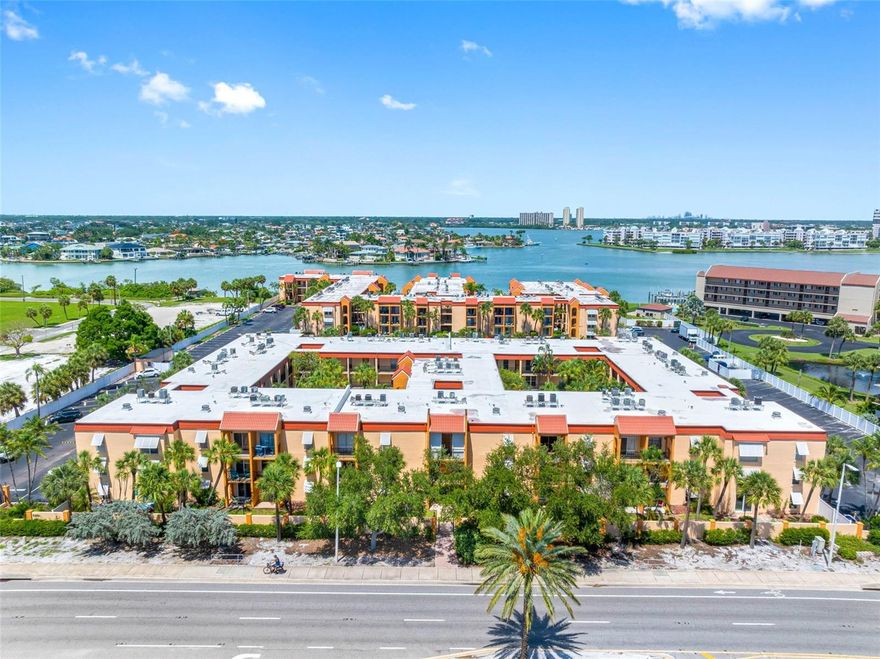Boca Shores PRICED RIGHT! Looking for small unit to escape the winter in a beautifully landscaped environment by the water? Looking to be in a friendly and wlelcoming complex? Boca Shores one bedroom unit - 15 steps to the pool.Boca Shores is a special place that sits on the Intercoastal Bay is the answer! This unit was renovated after the hurricane.Mature Florida landscaping in each of the 4 courtyards. Other desireable amenities include bicycle storage, kayak storage, a fishing dock and boat slips for lease, first come, first served. Boat slips rent for $91/month and includes electricity and water - one of the best priced boat leases for the area. The pool and sun deck are lovely and are very social.Boca Shores is known to be a welcoming and friendly community. There are holiday parties and other special get togethers. Renters who come year after year have golf outings together and evenings out for dinner.  There are happy hours on the sun deck in the evenings during the snowbird season. Renters come back year after year because they love the ambiance and enjoy the frienships they have maintained for years. The beach is 1/2 mile from Boca Shores. Public transportation includes a trolley which is routed up the coast to various beaches. A public bus service accesses South Pasadena and St Petersburg, including Downtown St Petersburg, with all of the museums, restaurants and other entertainment venues. Driving to downtown st Petersburg takes 20 minutes to drive there. Tampa and Clearwater airports are 30 minutes away. Price is $170,000 due to some minor fixups.Come take a look!