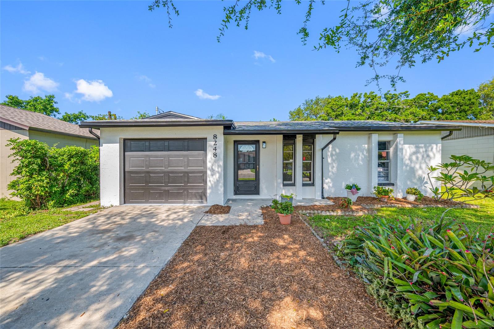 Under contract-accepting backup offers. BEST AND HIGHEST OFFERS DUE BY THE END OF FRIDAY THE 22ND. Multiple offer situation. Stunningly Renovated Home in Pinellas Park! Step into luxury at 8248 44th St N, where every detail has been thoughtfully upgraded for modern living. This beautifully updated home features luxury LVP flooring throughout, complemented by designer luxury tile in key areas for a sleek, cohesive look. The kitchen is a showstopper, boasting Calacatta quartz countertops, a designer backsplash, and soft-close custom cabinetry. Enjoy cooking with brand-new Whirlpool appliances, all under warranty for peace of mind. Smart home features include a fingerprint-enabled smart lock and a smart thermostat, adding convenience and security. The bathroom shines with a new vanity topped with custom quartz, while new paint, outlets, light switches, and fixtures throughout the home bring a fresh, modern feel. Stylish Edison lightbulbs add a warm ambiance, making this home truly move-in ready. You have piece of mind knowing that the roof was replaced in 2019. Don’t miss your chance to own this designer-inspired gem in a prime Pinellas Park location! FHA eligible
Seller is a licensed real estate agent.