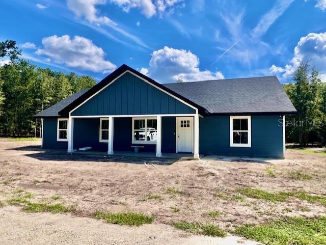 BRAND NEW CONSTRUCTION in the HIGHLY DESIRABLE HIDDEN OAKS NEIGHBORHOOD! Expected completion by mid-October! This 3 bedroom, 2 bathroom, site-built home SITTING ON 5 ACRES boasts over 1,800 heated & cooled square feet and features SO many upgrades such as luxury vinyl plank flooring, granite countertops, soft close doors & drawers, and stainless steel appliances! Spray foam insulation (low energy bill) and covered porches the front of the home - making the perfect spot to sit and relax! 1 year builder warranty! Fiber optic internet is available here. Located just north of Bell, this home sits in a quaint subdivision on a wooded lot on a PAVED ROAD! No HOA and light deed restrictions! Easy commute to High Springs and Alachua and only 3 miles to the historic Suwannee River, Rock Bluff General Store, and Rock Bluff Springs! Come enjoy low property taxes and "A" rated schools. The countryside's peace and quiet is calling! Inquire today for more details and the opportunity to see such a well built home ready for you and your family!