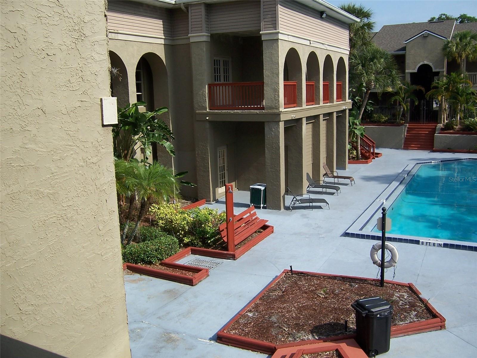 This is a very nice efficiency style condo on the second floor of a 2-story multifamily building. Located in Altamonte Springs on Wymore Rd near SR 436, (Altamonte Drive), this home is very convenient to shopping, SR 436, I-4, medical offices and more. No laundry machines in the unit. Commercial laundry machines are in a building nearby.