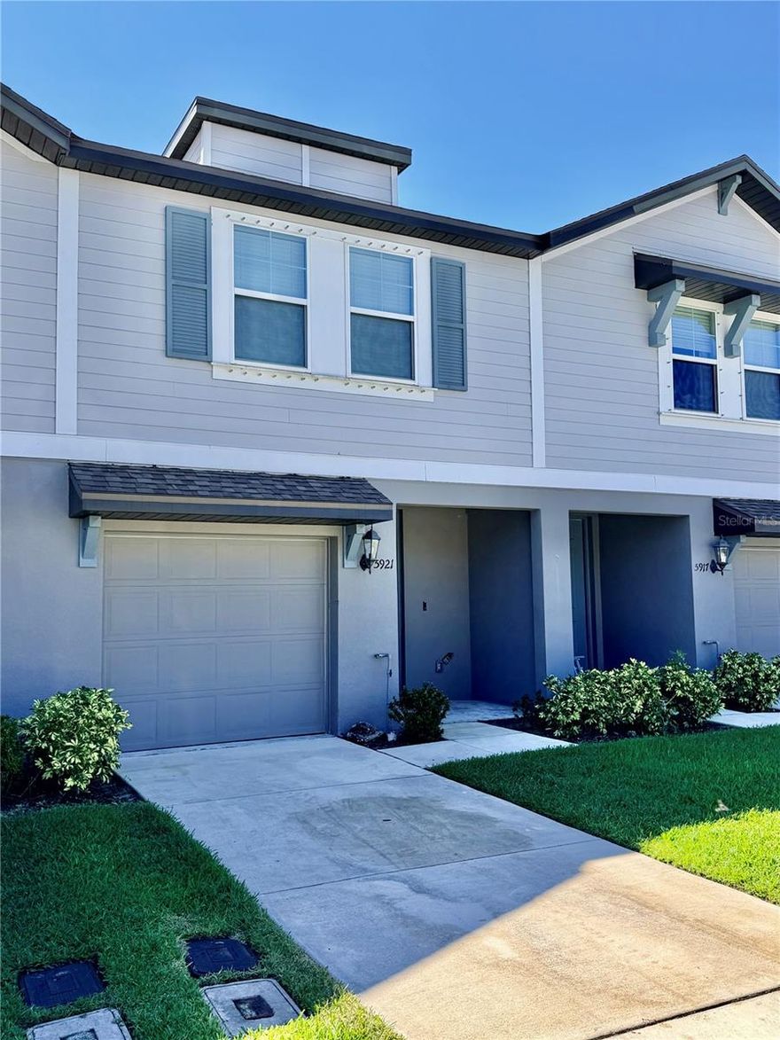 ***Limited-time special***Seller is giving a $10,000 CREDIT with an acceptable contract before November 30!
Welcome to the elegantly designed townhouse in the new development Spencer Cove in Nokomis! This move-in-ready home was built in 2023 and features 3 bedrooms, 2.5 bathrooms, a generously sized loft on the second floor, and an attached one-car garage with a driveway for parking a second car. FRESHLY PAINTED INTERIOR WALLS and BRAND-NEW CARPETS add significant value for a new owner and combine with great interior finishes: ceramic tile throughout the first floor, 42-inch kitchen cabinets, granite countertops in the kitchen and all bathrooms, and stainless steel kitchen appliances in like-new condition. The Primary Bedroom has a spacious walk-in closet and an en-suite bathroom with a double sink, walk-in shower, separate toilet room, and linen shelves. The house is equipped with a central dehumidifier for improved air control, hurricane shutters, ceiling fans with lights in every bedroom and the living room, and window treatments. The sliding door from the living room leads to the quiet, peaceful backyard, and the mature preserve view creates a relaxing, joyful atmosphere full of nature sounds. The extensive preserve provides an excellent barrier to road noise, even though the house is located close to the Tamiami Trail. A significant benefit for future owners is that the townhouse is not in a flood zone and has no CDD fees. One of the LOWEST HOA fees in the area covers ground maintenance and irrigation. Energy-saving is another advantage for Buyers: spray foam insulation provides higher energy efficiency, directly reducing utility bills. All appliances, including the washer and dryer, are also rated as energy-efficient. ***Superb location: less than 1.5 miles to Nokomis Beach (great for biking or even for walking!), about 10 minutes driving to Venice Beach, and about 20 minutes driving to Siesta Key Beach. The famous and popular Legacy Trail is nearby and easily accessible. Spencer Cove is conveniently located 1 mile from Tamiami Trail with multiple shopping, entertainment, medical, and dining options within 10-20 minutes of driving, including Costco, Venice Downtown, Wellen Park Downtown, and Sarasota Memorial Hospital. The area belongs to highly demanded schools: Laurel Nokomis Elementary and Middle, and Senior Venice High. Call today for a private tour, and don't miss the excellent opportunity to buy a move-in-ready townhouse in gorgeous Nokomis!