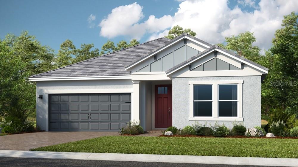 New Construction – September Completion! Built by Taylor Morrison, America's Most Trusted Homebuilder. Welcome to the Grenada at 1740 Trailhead Lane in Hammock at Two Rivers. The Grenada welcomes you with a spacious open-concept design that brings together the great room, kitchen, and casual dining area, all centered around a large island and step-in pantry. With four bedrooms plus a flex room, this home offers space to grow and gather, including a front bedroom with direct access to a full bath and a tucked-away primary suite featuring a soaking tub, dual sinks, and an oversized walk-in closet. Pocket sliders lead to the lanai, blending indoor comfort with outdoor ease. Located in The Hammock at Two Rivers, residents enjoy access to a planned private social club with a health center, racquet sports, fine dining, and resort-style pools. Set in Zephyrhills, this community combines small-town charm with easy access to Tampa and Orlando, offering everything from outdoor fun and shopping to top schools and sunny beach days. Additional Highlights Include: gourmet kitchen, 8' doors throughout, tray ceiling, door from primary closet to laundry room, rough in plumbing for future outdoor kitchen. Photos are for representative purposes only. MLS#TB8413310