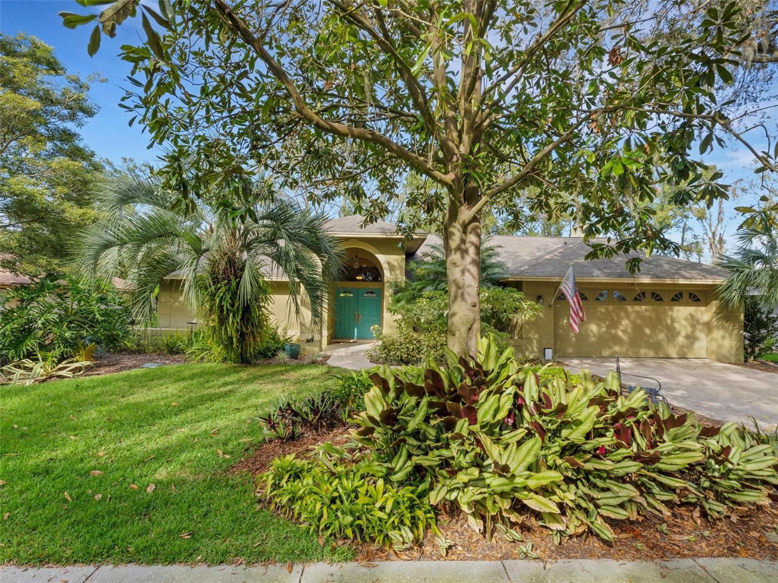 This 3-bedroom, 2-bathroom POOL home on a beautifully landscaped 0.26-acre lot is available for immediate occupancy! Built by Travis Tucker, this is a true split bedroom-floorplan designed keeping maximum functionality in mind. As you enter the home, you look straight out through the sliding glass doors in the living room to the pool. The dining room is to the right of the foyer and is spacious enough to accommodate a large dining table. The kitchen offers ample cabinet space, solid surface countertop space, and overlooks the pool and covered lanai. Adjacent to the kitchen is the family room and breakfast nook which also offers access to and a view of the pool. The primary bedroom is extremely spacious and boasts beautiful bay windows, its own access to the screen-enclosed lanai/pool area, and an ensuite bathroom equipped with a garden tub, dual vanities, 2 walk-in closets, a linen closet, and a private commode. The 2nd and 3rd bedrooms are situated on the opposite side of the home, and both have walk-in closets and direct access to the 2nd bathroom, which conveniently doubles as a "pool bath" as it has a door leading out to the pool. The 3rd bedroom also has its own private access to the pool. An inside laundry/utility room with access into the oversized 2-car garage simply completes the picture. With its lushly landscaped and idyllic outdoor space, this home will not disappoint! The community has sidewalks on most streets lending themselves well to those who enjoy walking, biking, etc. Just a short drive away is a Publix shopping center with a multitude of other shops for added convenience. This home is available for purchase or lease. See MLS listing #L4949251.