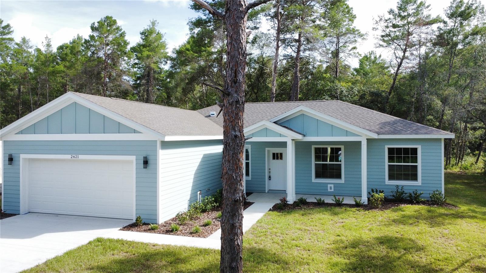 Welcome to 2621 Clearwood St., Inverness, Florida – where brand-new construction meets modern luxury in the heart of Citrus County!
This stunning, just-finished block home combines coastal charm with upscale finishes, offering the perfect blend of style, comfort, and practicality. High and dry in Flood Zone X, this home provides peace of mind, making it an ideal long-term investment and a safe haven in all seasons.
Step inside and experience 1,707 square feet of thoughtfully designed living space. With 4 spacious bedrooms and 2 full bathrooms, there's room for the whole family—or for hosting guests in style. The gourmet kitchen is a true centerpiece, featuring high-end stainless steel appliances, gleaming granite countertops, and custom wood cabinetry that brings warmth and elegance to your everyday life.
Enjoy the ease of an indoor laundry room, keeping your chores tucked away and your home clutter-free. The split floor plan offers privacy and flow, while the luxurious master suite provides a personal retreat complete with a spa-inspired ensuite bathroom, frameless glass shower, and a walk-in closet that feels like a boutique.
Situated on a generous ¼-acre lot, there’s ample space for outdoor living, play, or relaxation under the Florida sun. Want more land? You have the unique opportunity to expand to a half-acre by purchasing the adjacent lot on Shepherd St.—perfect for building, investing, or creating your dream backyard oasis.
Located in the heart of Inverness, you’re just minutes away from charming shops, local dining, community events, and a wealth of outdoor adventures. Paddle down the Withlacoochee River, hike through Fort Cooper State Park, or golf at nearby courses. And when you crave coastal adventure, you’re just a short drive from crystal-clear springs, the Gulf of Mexico, and the manatees of Homosassa Springs.
Don't miss your chance to own a slice of paradise—brand new, move-in ready, and high and dry. Call today to schedule your private tour and take the first step toward your dream lifestyle at 2621 Clearwood St.!