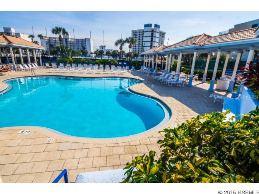 Imagine  OWNING IN A SECURE GATED COMPLEX YOUR OWN  FURNISHED 3 BEDROOM, 2 BATH, under building GARAGE PARKING and all the LUXURY of TWO CLUBHOUSES, TWO POOLS, TENNIS COURTS, and MOVIE ROOM & IT'S OWN DIRECT ACCESS  to the miles of white sandy beach in beautiful New Smyrna Beach. All this & Key West Shutters and more for only $219K!!!  Now it can be yours!!!! Check out the video and pictures. ;Water: City