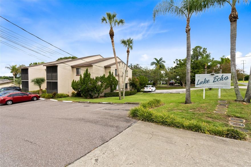 Lakefront community apartment in Lake Echo with 2 bedroom and 2 full bathrooms . This first-floor unit will feature brand new plank flooring, features a cozy kitchen complete with appliances that include refrigerator, exhaust hood, stove and clean crisp cabinets, laundry hookups in unit, and so much more. Unit is equipped with central A/C. Second floor unit with a screened balcony. This Lakefront Community includes a Community Dock.

Conveniently located close to schools such as Lake Alfred Elementary School, Jere l. Stambaugh Middle School, and Auburndale high school, there is a shopping centers within miles; Havendale Center. This property has a park within 10 miles, Street Nature Center Park.