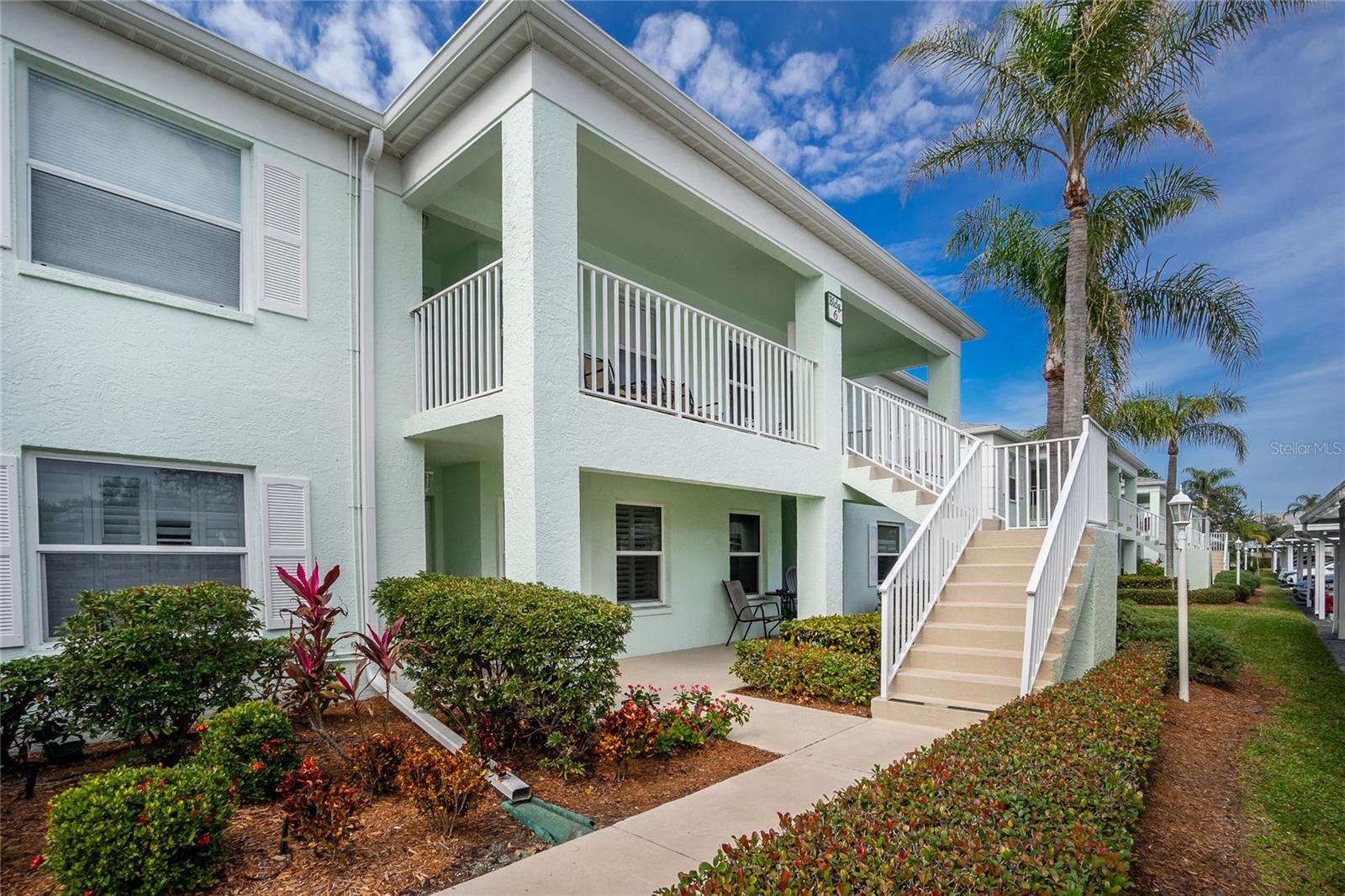 WELCOME HOME! Your Florida lifestyle begins the minute you walk through the door of this beautiful, second floor unit! This fully turnkey unit features a bright, airy, open concept floor plan, which includes a breakfast bar, large primary bedroom, spacious second bedroom, and is conveniently equipped with your own private washer and dryer. With its ideal location, Cocoplum is an active 55+ community, convenient to shopping, dining and recreation. Experience a maintenance-free lifestyle for low HOA fees of $270/month, which include a community pool, grounds and exterior maintenance, pest control, sewer, and water. As there are no rentals allowed in this private community, your peace and quiet will not be disturbed. Whether you want to explore Warm Mineral Springs, play a round of golf, or take a short ride to the beach, this is the ideal community to choose. After a day of rest and relaxation, take in the colors of a tropical sunset as you enjoy an evening cocktail or coffee from your glass slider enclosed lanai. Schedule your showing today!