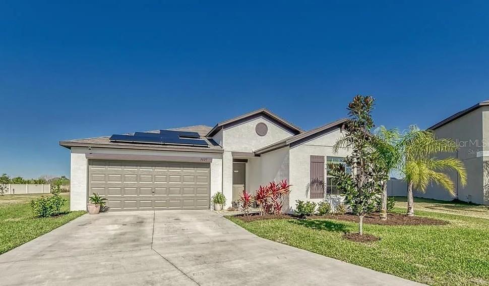 WELCOME HOME!! As you enter this beautiful, immaculate home with a beautiful Lake in the backyard. This home has 4 bedrooms and two full bathrooms and is on a LARGER PREMIUM LOT with an amazing WATER VIEW.
The community of Lynwood in Apollo Beach is a GAS community for easy cooking where residents will enjoy a RESORT-STYLE swimming pool with cabana seating and an adjacent green space for an abundance of outdoor activities in the Florida sun. Lynwood Community is within close proximity to the waters of Tampa Bay, providing boating, paddle-boarding, kayaking, and other aquatic opportunities. The nearby E.G. Simmons Regional Park and the popular Manatee Viewing Center also bring uniqueness to this area for nature enthusiasts.
Recently painted the house and added Luxury Vinyl Plank (LVP) to all bedrooms. No carpet anymore.