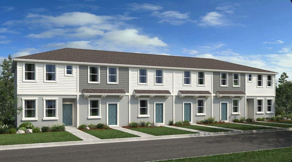 Under Construction. New Construction - July Completion! Built by Taylor Morrison, America's Most Trusted Homebuilder. Welcome to the Ivy at Discover the Ivy 16546 San Nicola Place in The Townhomes at Azario, a thoughtfully designed townhome offering around 1,187 square feet of comfortable living. With two bedrooms and two-and-a-half baths, this layout makes everyday life feel easy and effortless. The kitchen sits at the front of the home, complete with a spacious pantry and convenient half bath nearby. The dining area flows into the great room, leading to a cozy outdoor patio—perfect for quiet mornings or casual evenings. Upstairs, your private primary suite awaits, along with a second bedroom, full bath, and laundry room for added ease. Photos are for representative purposes only. MLS#A4654949