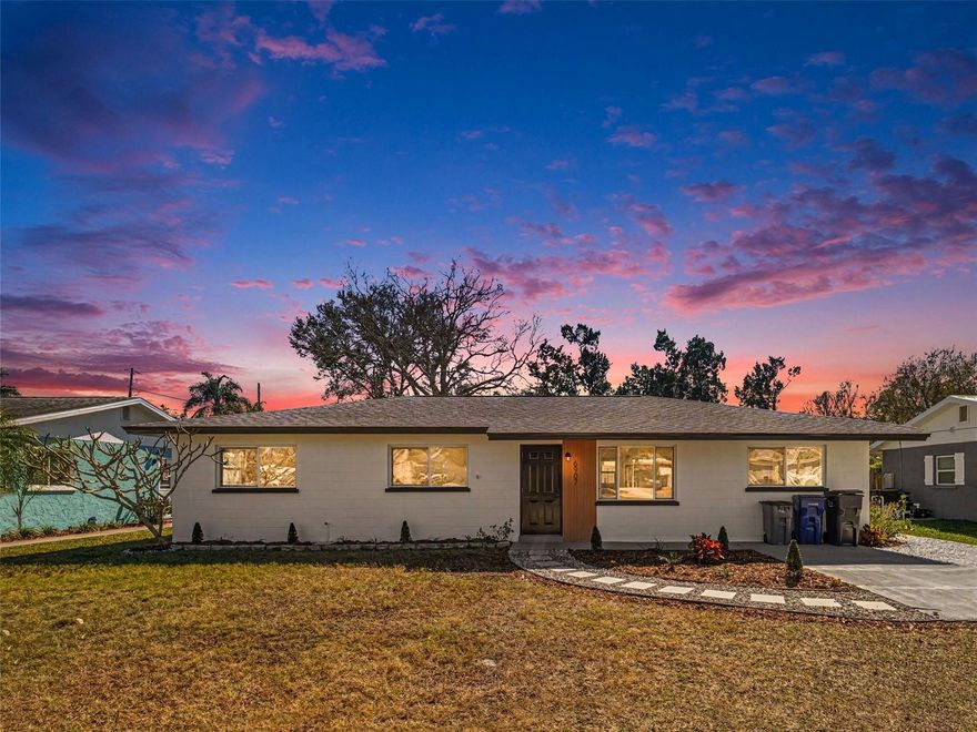 Your own personal paradise can be found at this COMPLETELY RENOVATED beautiful 5-bedroom/3-bathroom coastal property conveniently located in the highly desirable area of NW Bradenton and just a short drive away from Anna Maria Island. There is no HOA or CDD allowing you the perfect flexibility to utilize as your primary home, a winter escape, or a revenue producing rental investment!! As soon as you enter this home you are immediately greeted with an entertainer’s dream highlighted by an open floor concept that includes a family room just off the new gourmet chef’s kitchen, direct access via French doors to your oversized fenced in backyard oasis!! Updates throughout the interior include shine floors, quartz countertops, all new stainless-steel appliances, milky shaker cabinets, all new doors and trim, a brand-new stacked washer and dryer, and recessed lighting throughout. The roof was recently put on as well in 2020. The exterior of the home has been completely updated with all new sod, landscaping, and a gravel extension off the driveway for additional parking. The spacious backyard (8,751 sq ft) is the hidden gem of this special property providing more than enough space for entertaining, pets to run free, as well as adding a luxurious pool. Everything has been done to this home to ensure the new owners can move in and on day one enjoy the true FLORIDA LIFESTYLE from the comfort of their own home as well as all the benefits of the surrounding area this location easily provides. You are a short distance to local attractions such as Robinson Preserve, De Soto National Memorial, and Palma Sola Bay, just bring your paddle boards and kayaks!! Boaters can drop in just down the street at Warner’s Bayou Boat ramp. You will be a short drive or boat ride away to the powdery sand beaches of Anna Maria Island and the Gulf of Mexico. Sport enthusiasts can enjoy the proximity to the Bradenton Golf & Country Club, GT Bray Park equipped with a brand new Pickleball facility that includes 20 courts, world-renowned IMG Academy, or catch a Pirates/Marauders baseball game at LECOM Park. Last, but not least you are quick drive to downtown Bradenton with rooftop and waterfront restaurants, a Riverwalk and park along the Manatee River, and a weekly farmer’s market on main street to explore. Call today to make this dream lifestyle your reality!!