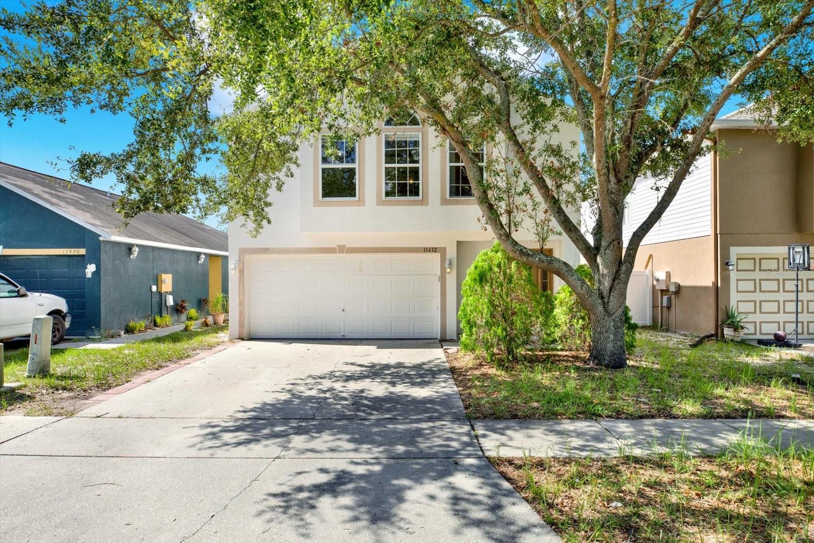 Priced to sell and ready for your custom touch! This bright and spacious 4-bedroom, 2.5-bathroom home is a fantastic opportunity for a buyer looking to customize their home. Enjoy peace of mind with a brand-new roof at closing (with a 10-year transferable warranty) and a newer A/C system. The home features: nice two story layout with living areas downstairs and bedrooms upstairs, a spacious kitchen with an island, high ceiling in the master bedroom. Outside, you'll love the large, fenced backyard, ideal for pets, a future pool, or an outdoor entertaining area.
Conveniently located in a community with low HOA fees, you're just minutes from Publix, Walmart, Costco, and a wide variety of dining options. It's a quick commute to downtown Tampa or USF, with easy access to nature preserves and state parks. The Gulf beaches are only 45 minutes away, and you're just over an hour from Disney World! Make this home yours!