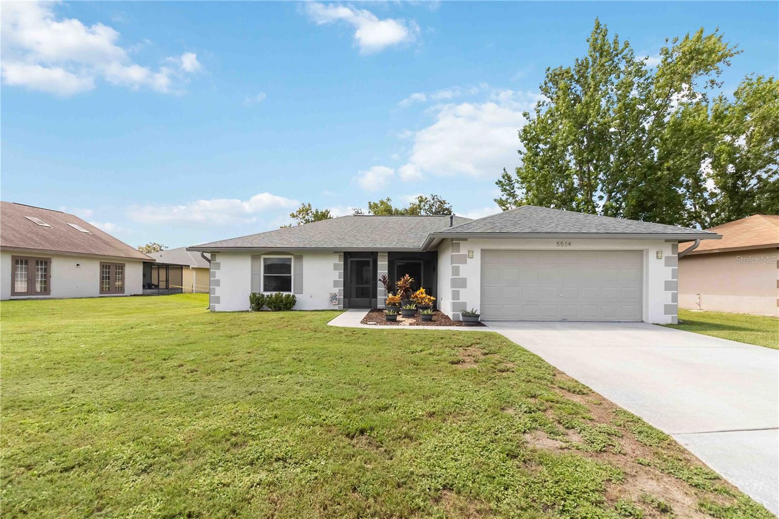 Charming & Meticulously Updated 2 Bedroom with possible 3 bedroom conversion. This home has a newer A/C 4years old, Tankless water heater 5 years old , roof is just 3 years old, and new windows this year. Master bath has been completely remodel with a large walk in shower, custom tile, shower heads and glass doors. The second bath has a tub and shower which has custom tile and has been completely remodeled. This beautiful home is located in the Williamsburg Subdivision. Welcome to a truly move-in-ready gem tucked within the tranquil Somerset Village. This beautifully maintained 2-bedroom, 2-bathroom home offers 1,578 sq ft of open-concept living, bathed in natural light and modern finishes. Step into the heart of the home an expansive, remodeled kitchen featuring solid wood cabinetry, under cabinet lighting ,gleaming countertops, and stainless-steel appliances. The seamless flow into the dining and living areas, enhanced by vaulted ceilings and fresh wood-look tile floors, makes this a perfect hub for entertaining or relaxing. Retreat to a sprawling 16×21 family room, or unwind on the screened porch overlooking your nearly ¼-acre lot. Imagine the possibilities with plenty of space for a pool or outdoor gathering area. Situated on a generous lot with lush, low-maintenance grounds, the home includes garage laundry, forced-air heating, and central air conditioning. The HOA fee of just $80/month includes lawn service and access to exclusive amenities: clubhouse, community pool, tennis courts, and bocce ball. All of this is minutes from SeaWorld, Orlando’s major park attractions, premier shopping, and major commuting routes. Irresistible and rare this home must be seen to be believed. Call today to view!
