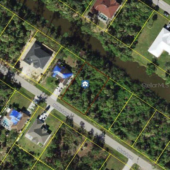 Excellent waterfront lot in desirable area of North Port, not in flood zone