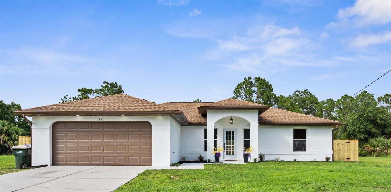 Completely Renovated 3 Bed, 2 Bath Pool Home – New Roof, Paid Solar, Designer Finishes & Outdoor Oasis!
Welcome to 7450 Franzino Ave, an exceptional fully upgraded pool home on an oversized fenced corner lot in North Port. Every part of this property has been thoughtfully renovated to deliver modern luxury, energy efficiency, and style.
Step inside to a bright, open layout featuring new tile flooring throughout, fresh paint, modern LED lighting, and high-end ceiling fans that complement the home’s clean, contemporary feel. The stunning kitchen is a chef’s dream, showcasing quartz countertops, premium stainless-steel appliances, custom cabinetry, and an oversized island for entertaining.
Both bathrooms have been beautifully updated with designer tile showers, frameless glass enclosures, and elegant vanities. The spacious primary suite overlooks the pool and has direct access to the outdoor living area.
Enjoy complete peace of mind with a brand-new roof, new AC unit, and a fully paid-off solar system, providing significant savings and energy efficiency. Outside, relax or entertain in your private backyard oasis with a sparkling screened pool, expansive patio, and a custom-built outdoor barbecue station ready for gatherings.
Additional highlights:
Oversized corner lot with full fencing for privacy
Mature landscaping and fresh exterior paint
High ceilings and abundant natural light throughout
Turnkey and move-in ready
Conveniently located near shopping, parks, schools, and I-75, this home offers the perfect blend of modern design and everyday functionality.
Don’t miss this rare opportunity!