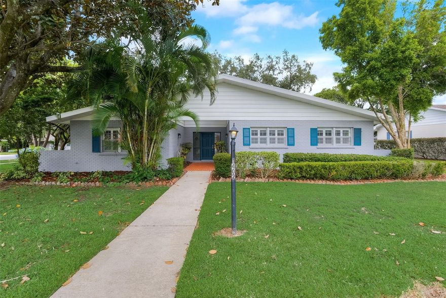 Welcome home! This wonderful 4 bedroom 3 bath POOL home is located just a quarter mile stroll from beautiful Lake Hollingsworth. As you pull up to this great home you’ll immediately notice the NEW paint, mature landscaping and that the second story roof is NEW. Step through the garden courtyard then the front door and you’ll find yourself in the living room looking out the glass sliding doors at the glistening pool water. To your left is a formal dining room, a family room with a fireplace and a completely updated kitchen that includes NEW shaker style cabinets, new gleaming granite countertops and a new stainless steel range, microwave and dishwasher. Downstairs also boasts a primary bedroom with a completely updated ensuite bathroom, 2 secondary bedrooms and an updated hall bathroom. The bathrooms both feature new granite topped vanities and new tubs and tile surrounds. Venture upstairs and you’ll find a second floor dedicated to another primary bedroom and bathroom. At it’s widest this bedroom is 24’ by 21.’ The ensuite bathroom has a granite topped dual sink vanity and the shower has been updated with all new tile. Head back downstairs and out onto the pavered porch and pool deck. The oversized pool has its own screen cage and waterfall! This is the perfect place for entertaining friends and family or just relaxing. This home is located just a quarter mile from Lake Hollingsworth and only 5 minutes from either downtown Lakeland or the delightful Common Ground Playground. Don't miss your chance to own this wonderful home - make an appointment to see it today!