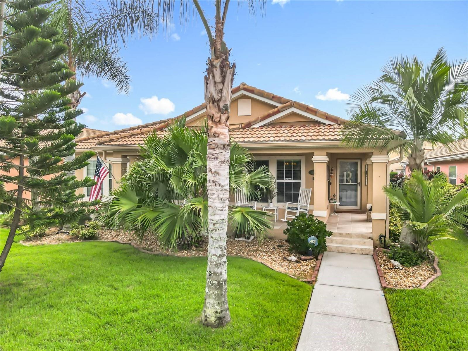 Welcome to your dream home in the desirable Savona South community of Venetian Bay! This charming 3-bedroom, 2-bathroom single-story home offers comfort, style, and modern conveniences, all set on a spacious 6,600 sq ft lot in beautiful New Smyrna Beach.
Built in 2011, this residence boasts an open-concept layout with soaring ceilings that create a bright, airy atmosphere throughout the living spaces. The well-appointed kitchen features solid wood cabinets and flows seamlessly into the family room—perfect for entertaining and everyday living. Additional highlights include a dedicated laundry room with washer and dryer, a 5-year warranty on the refrigerator, and a 10-year warranty on the AC, which is serviced every six months for your peace of mind.
Relax outdoors on the large wraparound front porch or enjoy quiet evenings in the screened lanai overlooking lush, mature landscaping. The property is adorned with fruit trees, including mango, avocado, lemon, and grapefruit, adding a touch of nature to your backyard oasis. Practical exterior features include hurricane shutters, rain gutters, a full irrigation system, fenced yard and a convenient rear-entry garage accessed via a private service road.
Inside, you’ll find thoughtful details such as high ceilings, window treatments, ceiling fans, and a kitchen/family room combo designed for function and flow. The spacious master suite is located on the main floor for convenience.
Located in the sought-after Venetian Bay community, this home combines modern living with Florida charm and access to incredible neighborhood amenities. Enjoy golf, walking trails, and more—all just minutes from the beach, shopping, and dining.
Experience Florida living at its finest in this charming Venetian Bay home, where comfort, convenience, and community come together.