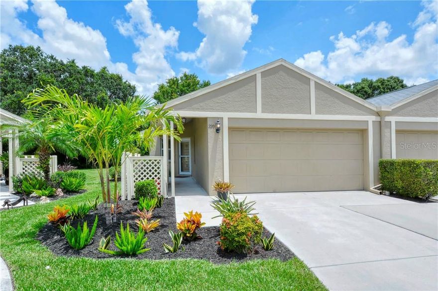 JUST MINUTES FROM DOWNTOWN SARASOTA, THIS VILLA COMBINES COMFORT, CONVENIENCE, AND TRANQUILITY! Perfectly situated, this centrally located home boasts two bedrooms and two bathrooms, each with its own spacious walk-in closet. Highlights include soaring vaulted ceilings, a bright kitchen with breakfast area, two car garage, brand-new flooring throughout, lovely community pool, and a freshly painted interior, offering a clean slate for your personal style.

The screened patio brings the outdoors in and provides a peaceful space for morning coffee or quiet reflection. The villa also features an   enclosed atrium filling the space with natural light.

Tucked away in a peaceful neighborhood, yet only minutes from downtown Sarasota, I-75, top dining, entertainment, and the stunning Bayfront, this charming villa offers both easy access to the city's vibrant scene and a serene retreat to call your own. 

Don’t miss the chance to view this villa located in McIntosh Meadows at 220 Chartley Court North.