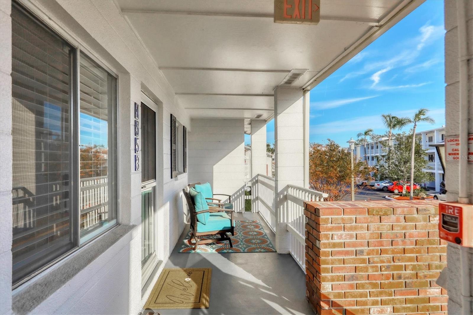 RARLEY AVAILAVLE CORNER UNIT on the second floor overlooks the Pool! Location! Location! overlooks the pool! 55 Plus Community! Don't miss this rare opportunity in Bayshore Gardens! This stunning, updated 2-bedroom, 1-bath, second-floor corner unit offers breathtaking views of the pool from the beautiful lanai. Bright and airy with plenty of natural light, this unit features a modern kitchen with newer cabinets and quartz countertops, perfect for cooking your favorite meals. The dining room, living room, and lanai boast an open, spacious layout with new wood laminate flooring throughout.
The master and second bedrooms share a generously sized hall bathroom with a shower/tub combo and a brand-new vanity. Conveniently, your parking spot is located right in front of the unit, and there's an additional outdoor storage closet for your needs. This unit has new Hurricane impact windows!
Tucked away for privacy yet close to the pool and clubhouse, this unit is in a prime location. It's within walking or driving distance to the Bayshore Gardens shopping center, home to a brand-new Publix, Super Target, Bank of America, and the popular Scarpino's Italian Restaurant. Plus, it's just a short drive to the gorgeous beaches of Bradenton and Anna Maria Island.
This gem won’t last long—schedule your showing today!