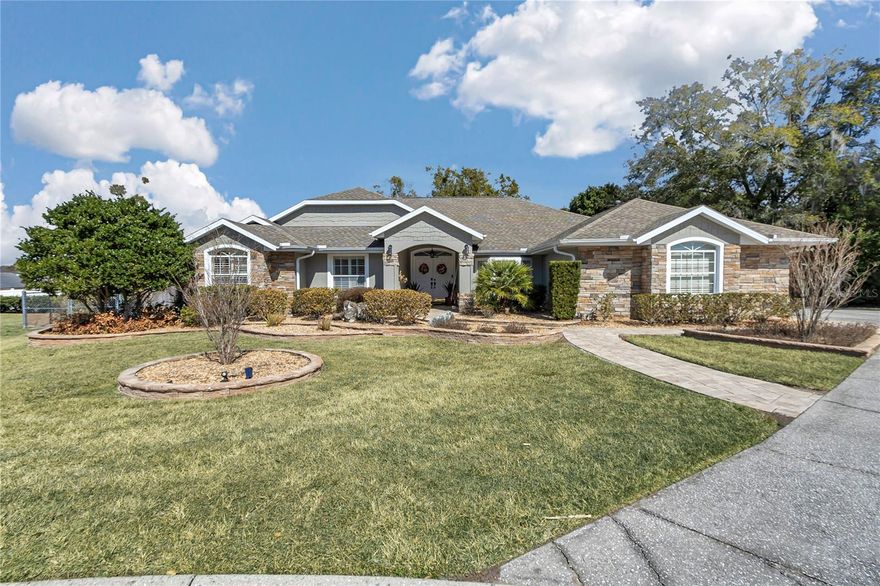 One or more photo(s) has been virtually staged. MOVE-IN READY! Welcome to this beautiful pool home located in a gated community on a quiet cul-de-sac, just minutes from downtown Ocala. This 4-bedroom, 3-bathroom home is ideal for entertaining, offering two separate living areas, a spacious patio for outdoor living, and a refreshing pool that is perfect for enjoying Florida’s summer days. It is a salt water pool that has been re-marcited in 2025, along with a new pool light, new pool pump, and a new screen. Don’t miss out on this opportunity! The home has been well maintained and features a functional layout, private setting, and convenient location. This home offers the perfect blend of comfort, space, and accessibility. New updates include: a new roof installed in 2020, New Garage Door (2025), all new appliances and so much more!