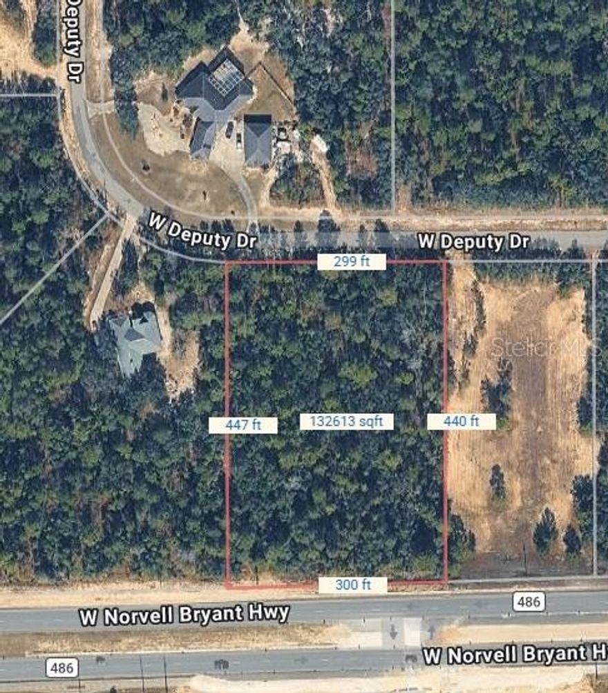 5148 W Deputy Dr in Beverly Hills is a prime 3-acre homesite in the desirable Pine Ridge community. Horses allowed with deed restrictions to protect your investment. Surrounded by beautiful luxury homes and conveniently located near the new parkway being built the perfect spot to build your dream estate!