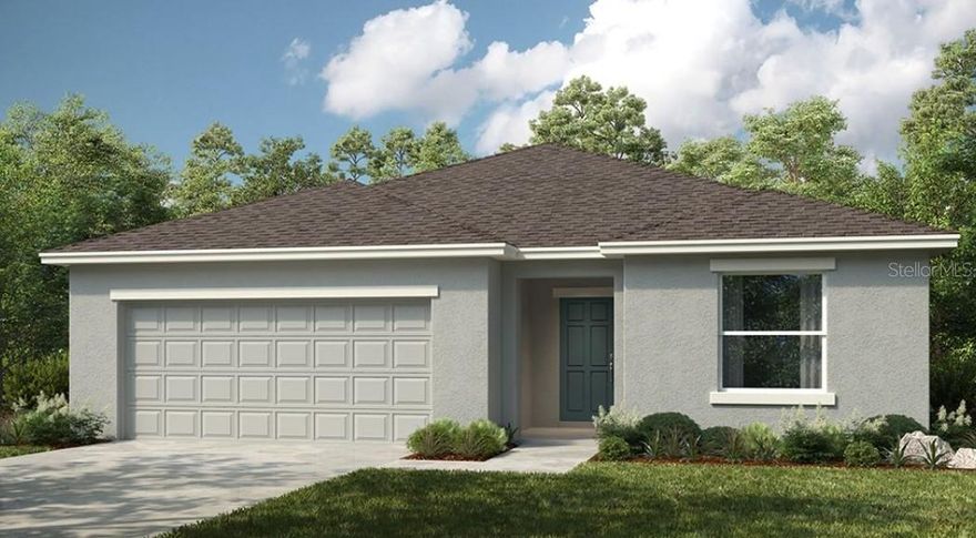 Under Construction. What's Special: Covered Patio | East Facing Lot | No Rear Neighbors. New Construction – December Completion! Built by Taylor Morrison, America’s Most Trusted Homebuilder. Welcome to the Cypress at 4828 Sunflower Street in Scenic Terrace. The Cypress is a single-story home with an open-concept living that blends the great room, dining area, and kitchen with an island, creating a spacious feel. Three secondary bedrooms share a full bath near the front of the home, while the private primary suite is tucked at the back with a dual-sink vanity, walk-in closet, shower, and water closet. At Scenic Terrace in Lake Hamilton, enjoy peaceful surroundings, scenic lakes, and a close-knit community. With Orlando and Tampa just a short drive away, and amenities like a pool, dog park, tot lot, and green spaces right outside your door, it’s the perfect place to call home. Additional Highlights Include: Whole house blinds and covered lanai. Photos are for representative purposes only. MLS#O6348280