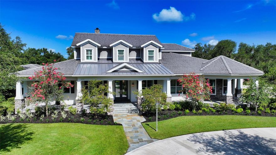 Experience the pinnacle of country living in the exclusive, gated community of Saddle Oak Estates. Perfectly positioned on 5 high and dry acres, this custom-built estate—constructed by the owner/contractor—combines enduring craftsmanship, elegance, and privacy in one of Sarasota’s most desirable equestrian neighborhoods. Crafted with poured concrete walls and enhanced by hurricane-impact doors and windows, this residence is as solid as it is stunning. The interior showcases exceptional design with custom-trimmed walls and ceilings. wood flooring throughout, and thoughtfully integrated built-ins.  The Dining Room, Living Room Room and Family Room feature beautiful accents of tongue-and-groove paneling. A chef’s kitchen features a 48” refrigerator, gas stove, and gas appliances, all powered by a 500-gallon underground propane tank. Comfort is assured year-round with a 36kW whole-house generator, tankless water heaters, sprayed foam roof insulation, and exterior block walls filled with ¾” rigid board insulation. The home features both gas and wood-burning fireplaces, a whole-house sound system, security system, and dramatic tree lighting that enhances the ambiance.

Step outside to the expansive pool deck and sidewalks paved in elegant Pennsylvania bluestone, which also welcomes you at the covered front porch. A versatile pool house offers endless possibilities—it can easily function as an in-law suite, guest quarters, private office, or creative studio. Enjoy the heated pool, entertain with ease, or retreat to the serenity of your own grounds with RV parking and dual 50-amp outlets ready for your next adventure. TWO oversized garages, one free-standing.

Celebrate a lifestyle where luxury meets functionality and nature meets convenience. With private horse trails, wide-open skies, and every modern amenity, this exceptional property is not just a home—it’s a destination.