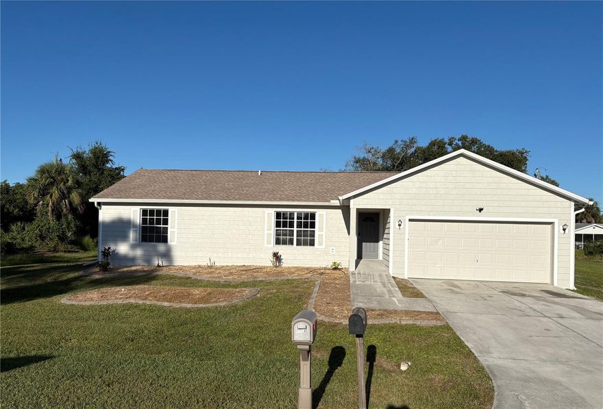Welcome to 7115 Coventry Terrace, Englewood, FL – A Beautifully Updated Pool Home on a Triple Lot!

This meticulously maintained 3-bedroom, 2-bathroom home offers the perfect blend of comfort, style, and Florida living — all set on a rare triple lot for added privacy, space, and potential.

Step inside to discover an open-concept layout with vaulted ceilings that create an airy, inviting feel throughout the main living areas. The spacious kitchen is a chef’s delight, featuring granite countertops, modern cabinetry, and plenty of prep and storage space — ideal for entertaining or everyday living.

Enjoy peace of mind with major updates already completed, including a new roof and new A/C in 2023, as well as fresh interior and exterior paint, making this home truly move-in ready.

Out back, unwind or entertain in your newer private pool, perfectly positioned to enjoy Florida’s year-round sunshine. The expansive outdoor space provides endless options for gardening, outdoor dining, or even adding a guest suite or workshop — thanks to the generous lot size.

Located in a quiet neighborhood in Englewood, you're just minutes from pristine Gulf beaches, golf courses, shopping, dining, and everything Southwest Florida has to offer.

Don’t miss this rare opportunity to own a beautifully updated pool home on a triple lot in one of Englewood’s most desirable areas. Schedule your private showing today!