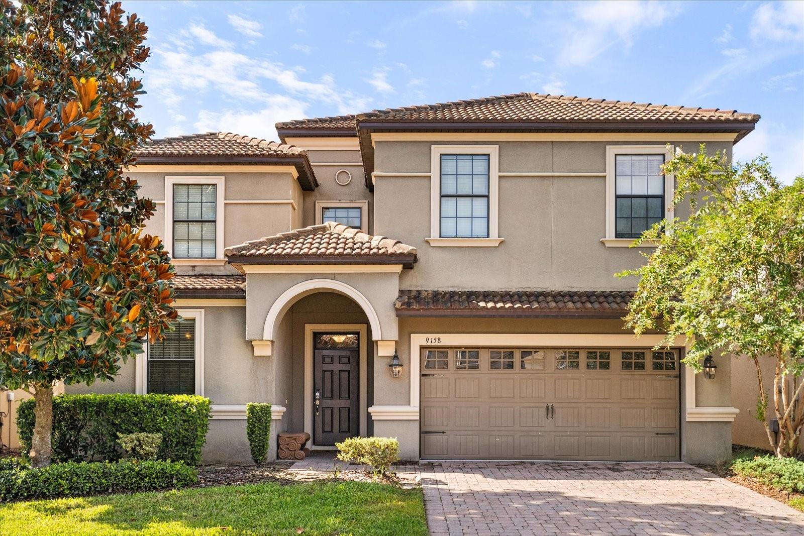This home is a true turnkey investment opportunity in one of the most sought-after vacation destinations. Just minutes from the magic—this 8-bedroom, 5-bathroom fully furnished vacation home is designed to impress and maximize returns. Located within 10 miles of Central Florida’s world-famous theme parks. Resort style pool and spa, an incredible movie room, and custom Disney themed decor in every bedroom- a one of a kind experience guests can't resist. Currently operating as a highly successful, steady Airbnb rental , this property offers both immediate income potential and long term value. Whether you're expanding your investment portfolio or looking for the ultimate vacation retreat, this home is a rare find in today's market. Guests also enjoy exclusive access to the Oasis Club, a private resort with multiple pools, a lazy river, fitness center, sports courts, tiki bar and lounge areas. With proven rental history and future bookings that are conveyed to the new owner, this property is a perfect blend of luxury and investment in one of Central Florida’s most desirable vacation destinations. Conveniently located near premier golf courses, shopping, dining and major highways. Schedule to preview this spectacular home today!
