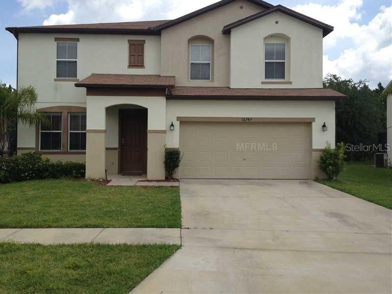Two-Story Single-family Pool home featuring 6 Bedrooms, 3.5 Baths, and approximately 2,919 Sq.Ft. of living space. This home has an enclosed pool. All bedrooms are located upstairs, including a nice-sized loft. All kitchen appliances included. Flooring throughout the home is tile & laminate.
This Home is located in the Sunrise Lakes Community in Clermont. This community features a community pool and playground. By Hwy 27, approximately 8.5 miles away from Disney Main gate, very close to Wal-Mart Super Center, Lowe's, post office, banks, restaurants, gas station, library, and a lot of convenience stores.