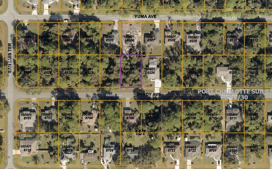 Beautiful property ready to build your new home! Located in a desirable residential neighborhood area of North Port, Sarasota County. Property is on easily accessible paved roads and located near water; Owner financing available. Invest today!