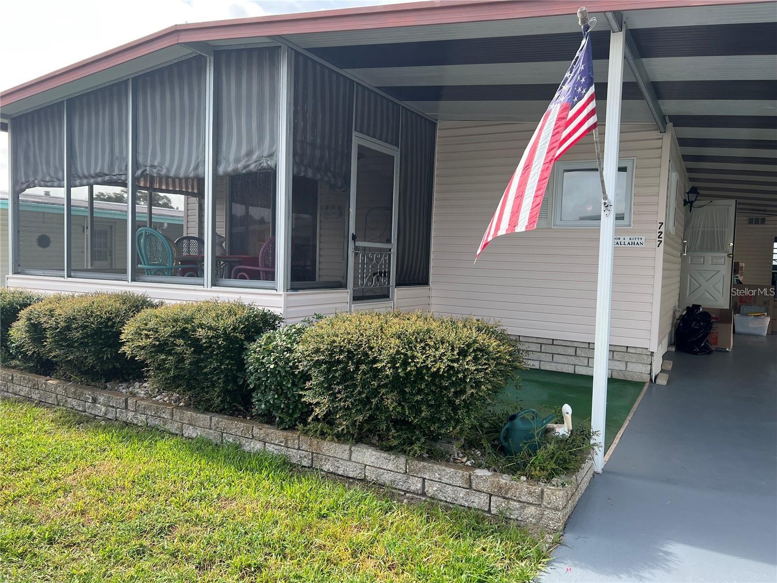 Welcome to this 2 bedroom, 2 bathroom manufactured home in a 55+ community in the Palm Hill Country Club. Enjoy modern updated flooring, a spacious Florida room, and the convenience of an open carport. Residents have access to 2 golf courses, 2 sparkling pools, tennis courts, and a vibrant active lifestyle. Application and background check is required.