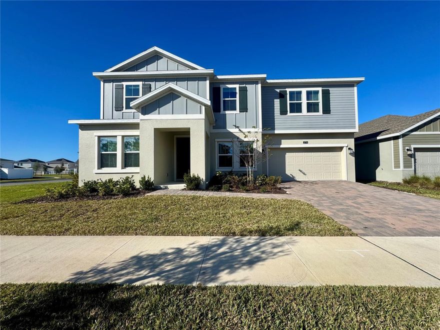 Welcome to this spacious five-bedroom, four-bath home in the newly built Bridgewalk Community, featuring a flexible floorplan with a first-floor bedroom, large family and dining areas, an upstairs game room, and a luxurious primary suite with dual walk-in closets. Ideally located near Narcoossee Elementary and Middle Schools, major shopping and dining, Lake Nona Medical City, Orlando International Airport, and East Lake Tohopekaliga, this community offers amazing amenities, poo, playground, dog park, trails, a scenic pond and boating lifestyle. Rent includes lawn care. Act now! This one won't last long! All applicants are required to do a credit and background check. Renters insurance is required.