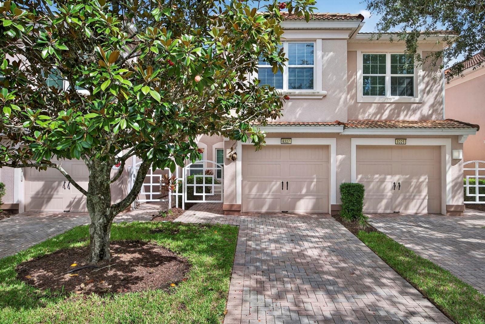 This upper unit condo in the gated community of Bella Trae is available for rent now! The rent includes basic cable, basic internet, pest control and lawn care. This unit is on the second floor so you have no neighbors above you and there is upgraded flooring in the living areas! The property has two bedrooms, along with an office/den that can be used as a third bedroom. The living room has vaulted ceilings and is connected to the dining room, and kitchen for plenty of space to entertain. There is also stackable sliding doors that open to your large, screened, back patio - perfect for enjoying the Florida weather and pond view. The primary bedroom also features vaulted ceilings, and the primary bathroom has dual sinks, a walk in shower, and a walk in closet. You have a full sized washer and dryer in the unit for convenience, and an attached one car garage with a driveway. The Bella Trae Community has amenities galore: heated pool, fitness center, game room, putting green, media center and a full time activities director. You're only minutes away from shopping, dining, and entertainment. Access cards to the Clubhouse are currently $10 each for anyone 18 years or older and vehicle stickers are $15 each. Two vehicles maximum, no oversized or corporate vehicles allowed. Interested parties will need to apply through the HOA as well as they have a strict 30-day approval process.
