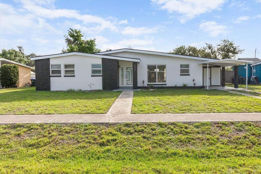 This charming, fully renovated move-in-ready home offers a bright and welcoming layout filled with natural light, neutral finishes, and comfortable living spaces designed for everyday living. Thoughtfully and completely updated, the home features a brand-new roof (2025), new AC system installed in 2026 with a 10-year warranty, and all-new electrical wiring, plumbing with new pipes, drywall, ceilings, water heater, and appliances—providing true peace of mind for years to come.

Impact windows add enhanced storm protection and may help reduce energy and insurance costs. In addition, the property is not located in a flood zone.

The kitchen features modern updates and a functional layout, making cooking and entertaining easy. The updated bathroom showcases clean, contemporary finishes, while the bedrooms offer flexible use for family, guests, or a home office.

Step outside to a spacious yard, ideal for outdoor living, pets, gardening, or entertaining. Conveniently located near schools, parks, shopping, dining, and medical facilities, the home also offers easy access to outdoor recreation and beaches.

A great opportunity for both homeowners and investors—priced to sell.