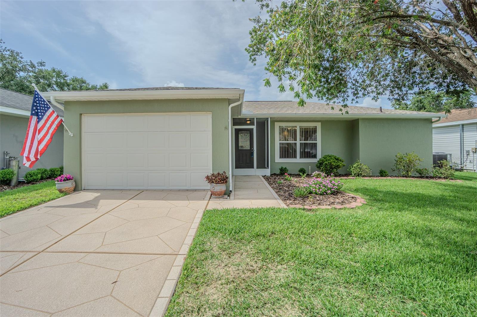 NEW PRICE! A completely updated 1,124 square foot two-bedroom, two bath home in the beautiful Tampa Bay Golf & Country Club community. NEW IN 2025...complete interior paint, exterior paint, roof, water heater, ceiling fans, fixtures, bathroom granite, toilets, bedroom carpet, and more! This home is completely move-in ready. Large 10.5'X 15' lanai with glass windows. Steps away from the Executive Golf Course and the Community Center! TBG&CC has two incredible golf courses, the 18-hole Championship course and a 9-hole executive course. The golf courses here are impeccable and very well maintained. Tampa Bay Golf & Country Club is Tampa Bay's premier active 55+ community featuring two swimming pools (the large resort-style pool has fountains and is heated to a balmy 80 degrees). Pickleball, tennis, cards, bocce, shuffleboard, cornhole and more activities than anyone could possibly do! Our new activities center has a HUGE fitness center with state-of-the-art fitness equipment, a beautiful billiards room, and an amazing card room. TBG&CC has no CDD and very affordable HOA charges, which include Cable/Internet/DVR and Mini Box. The Tampa Bay Golf & Country Club is Tampa Bay's most desirable 55+ Active community. There is a ONE-TIME charge of $3,500.00 for the Social Membership due at closing. All room sizes are approximate and should be confirmed by the buyer.