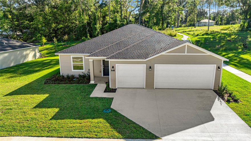This new single-level home boasts a low-maintenance layout with an inviting open-concept floorplan allowing for seamless entertaining. A versatile flex space is located off the foyer, with three bedrooms surrounding the main living area, including the luxurious owner’s suite with an en-suite bathroom and walk-in closet.