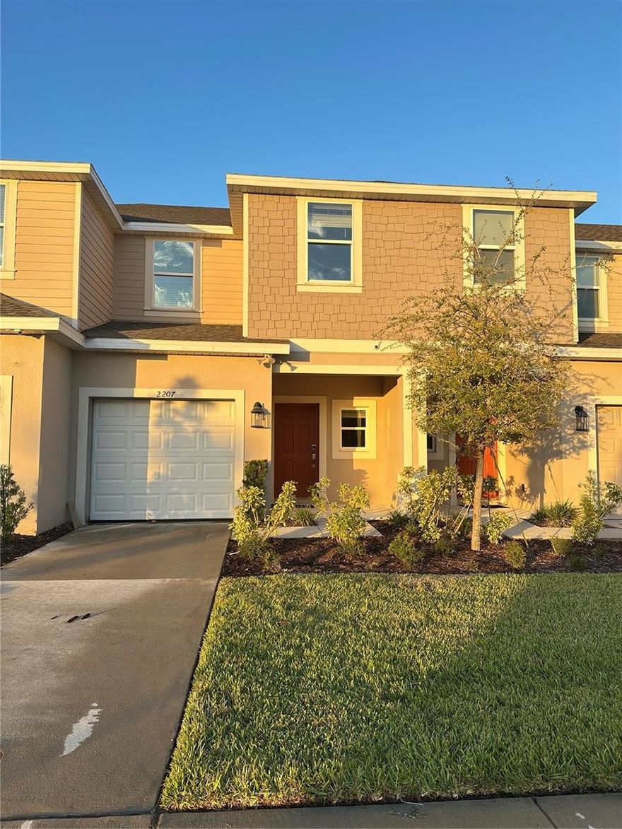 Seller is contributing $7,000 towards the buyer’s closing costs!
Contact us today to learn more about this incredible opportunity.
Welcome to this beautiful and brand-new single-family home, located in the desirable Westview community in Kissimmee.
This property was previously used as the builder’s model home, which means no one has ever lived in it — it’s completely new and ready to move in.
Featuring 3 bedrooms and 2.5 bathrooms, this home offers a comfortable and functional layout, ideal for everyday living. The interior is filled with natural light and showcases an open-concept living and dining area, perfect for relaxing or entertaining guests.
Enjoy the convenience of a one-car enclosed garage plus an additional parking space, providing flexibility for multiple vehicles. The bedrooms are thoughtfully distributed to ensure privacy and comfort for the entire family.
The backyard offers a versatile outdoor space — perfect for gatherings, gardening, or creating your own personalized retreat.
Located within Westview, one of Kissimmee’s most sought-after communities, this home offers access to great schools, shopping centers, restaurants, supermarkets, parks, and major highways, providing both comfort and convenience.
Whether you’re looking for your new home or a smart investment opportunity, this property is an exceptional choice.
Schedule your private showing today!