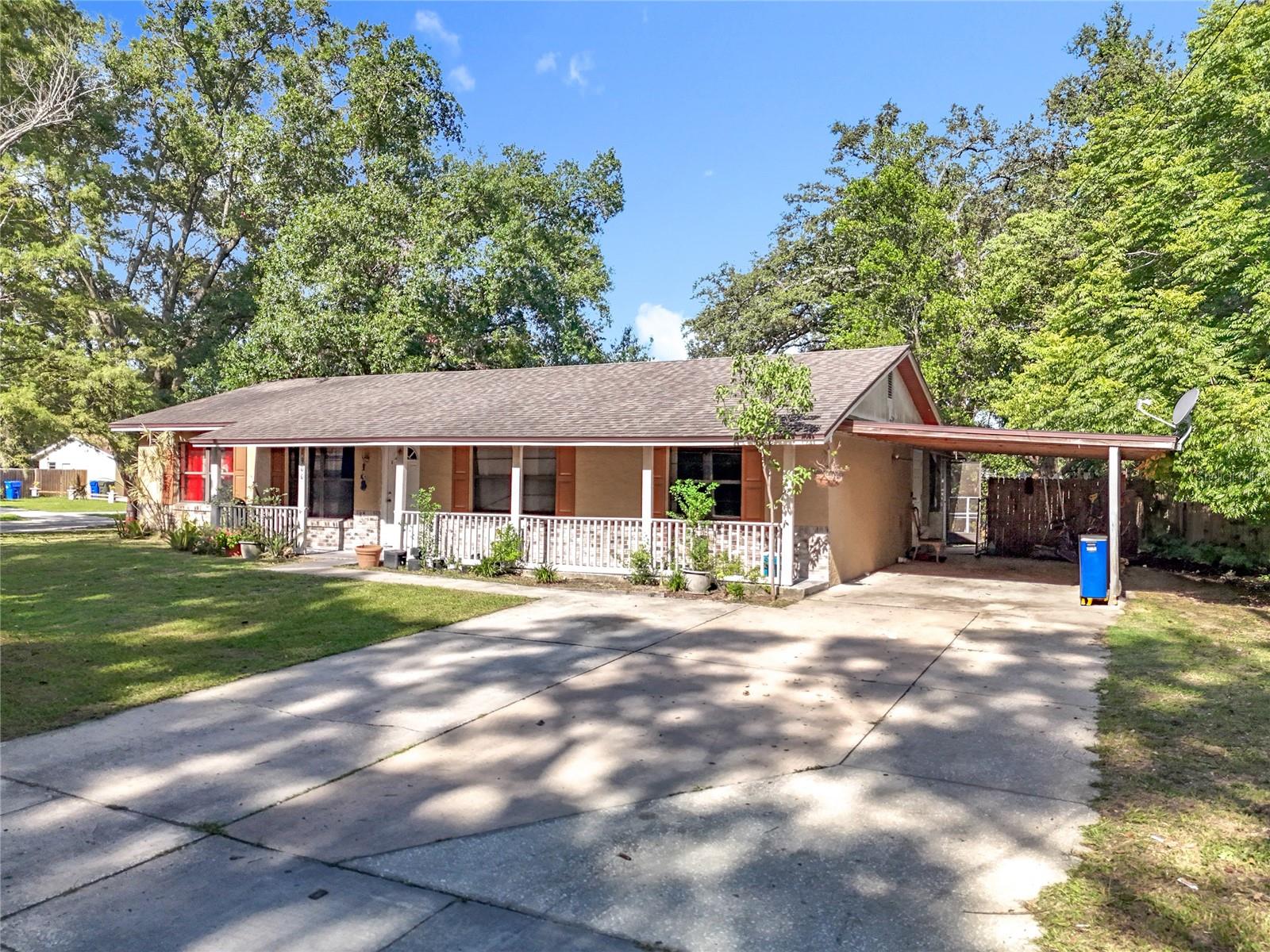 Do not miss this excellent opportunity for you to own this charming 4/2 ranch-style home, corner lot, with a park/greenbelt view. Ideal for you to live in it or buy it as a very productive investment. The kitchen opens for a full view of the living room and dining areas. Features tile flooring throughout the house, ceiling fans in all bedrooms, stove, refrigerator, MW, and dishwasher are included. It has a great floor plan that gives a nice flow to the different areas of the house. This property is located close to schools, transportation, and shopping. Schedule your private showing today!