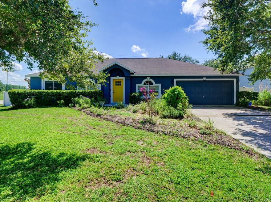 AVAILABLE NOW! GROVELAND, FL- EAGLE PINES SUBDIVISION. This beautiful move-in ready home features 4 bedroom/2 bathrooms boasting 2,196 sq ft. of living space on a .26-acre corner fully fenced lot. This residence offers an open floorplan and split bedrooms. No carpeting throughout. This fantastic home offers a great floor plan with lots of space. Spacious formal living/dining space leads to the expansive family/great room. The newly upgraded kitchen with butcher block countertops and island, two (2) full-size sinks with one on the island and two walk-in pantries. Come relax and enjoy your large master bedroom and en-suite bathroom offers double sinks, garden tub and a walk-in shower. Three (3) additional bedrooms are located on the opposite side of the home with a shared bathroom. This home has new countertops, fixtures and paint throughout. Make your way to the extended rear screened-in/covered patio to enjoy your fully fenced backyard. The desirable community is across from South Lake High School, close to convenient shopping, Publix and restaurants. Come settle down in this quiet neighborhood and make this your home today!