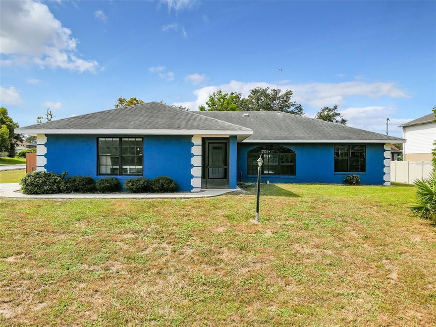 PRICE REDUCED!  Totally Remodeled!!  You won't believe how beautiful and big this pool home is with 4 bedrooms plus a bonus room that can be used as a 5th bedroom or an office/den!  Kitchen has brand new stainless steel appliances: refrigerator, stove, built-in microwave and dishwasher with granite countertops and an eat-on island. Brand new vinyl flooring, Brand new a/c unit and roof has 25-year architecture shingles.  Newly painted interior and exterior! If that isn't enough, you have a beautiful fenced in back yard with a screened in-ground pool for all your entertainment needs!  Plenty of room under roof in the lanai to eat an relax by your pool.  What a great home for family and entertaining!  All reasonable offers will be considered!