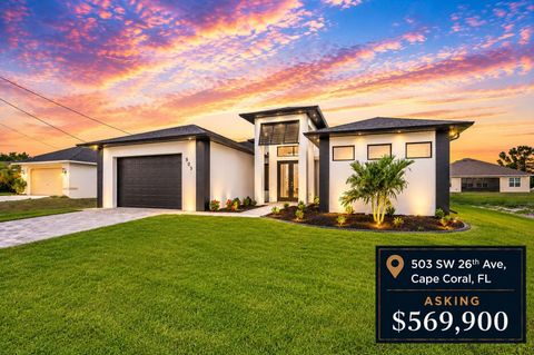 Photo of 503 SW 26th Avenue, Cape Coral, FL 33991 (MLS # C7526425)