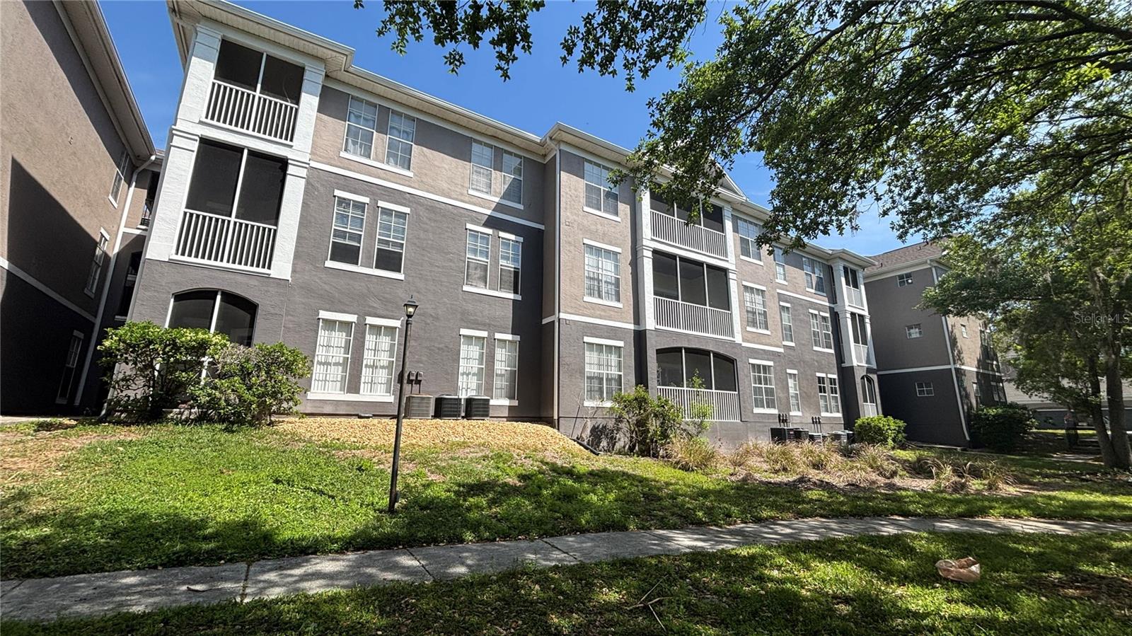 Move in ready 2 bedroom, 2 bath condo in Crosswynde. BRAND NEW CARPET AND PAINT THROUGHOUT! Split floor plan. All appliances included. Both bedrooms feature walk in closets. Screened lanai. Steps away from community resort style pool, fitness, playground, clubhouse, dog park, and more! Located right at Crosstown Expressway entrance making for a quick commute to downtown Tampa and MacDill. One or more photo(s) was virtually staged