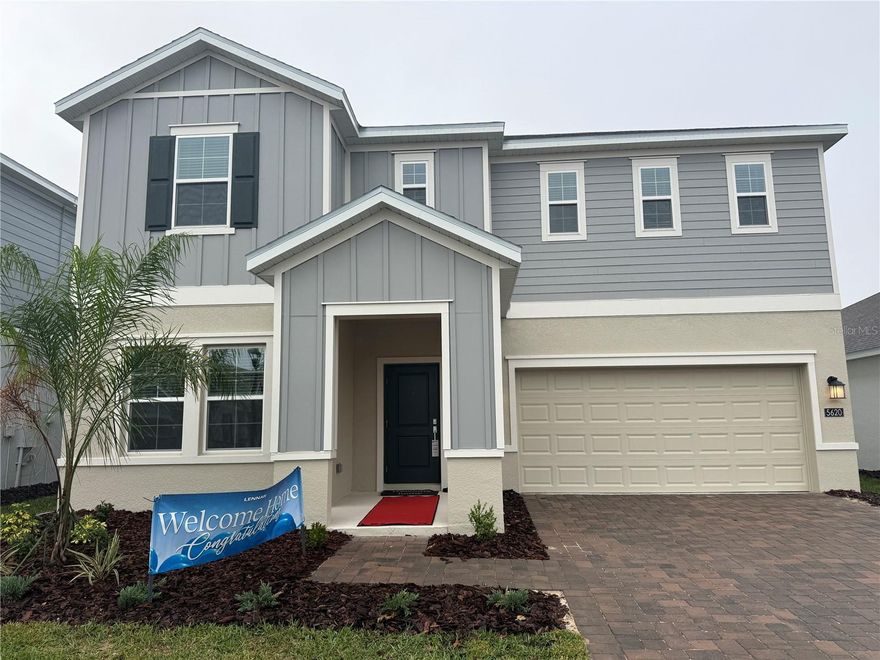 The Allison offers a thoughtfully crafted floor plan that blends comfort and functionality. The main level is designed for modern living, featuring a spacious kitchen that flows seamlessly into the dining and living areas—ideal for everyday living and entertaining. A flexible room on the first floor can easily serve as a home office, study, or creative space. Step outside to the covered lanai, perfect for relaxing or enjoying outdoor gatherings.
Upstairs, all four bedrooms are tucked away to ensure privacy. The owner’s retreat stands out with a well-appointed private bathroom and a generous walk-in closet designed to accommodate an extensive wardrobe. A two-car garage provides added convenience and storage.
Located in the Wellness Ridge community, residents enjoy a lifestyle centered on health and recreation, with amenities such as sports courts, a clubhouse, fitness center, resort-style pool, playground, conservation areas, and scenic multi-purpose trails. The home is also just minutes from Lake Louisa State Park.
Clermont continues to thrive as one of Central Florida’s fastest-growing cities, offering a unique blend of rolling hills, beautiful lakes, and easy access to Orlando and its world-renowned attractions. Don’t miss the opportunity