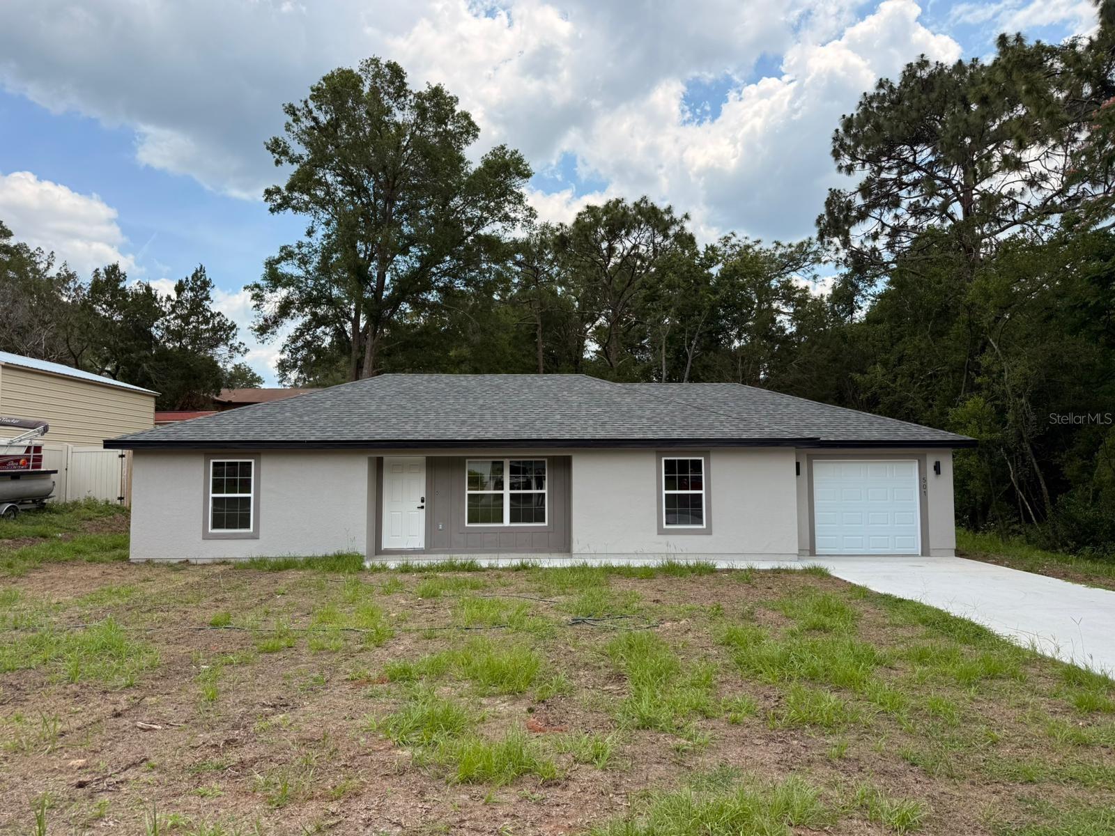 Welcome to 6717 E Grayson —a brand-new 3-bedroom, 2-bath home tucked away in the peaceful heart of Inverness, Florida. Built in 2025, this fresh, modern home offers an open layout, stylish finishes, and a spacious yard perfect for relaxing or entertaining. Enjoy living just minutes from Tsala Apopka Lake, scenic trails, and top golf courses, with charming downtown shops and restaurants close by. With historic character, natural beauty, and easy access to I-75, this growing area is the perfect place to call home.
