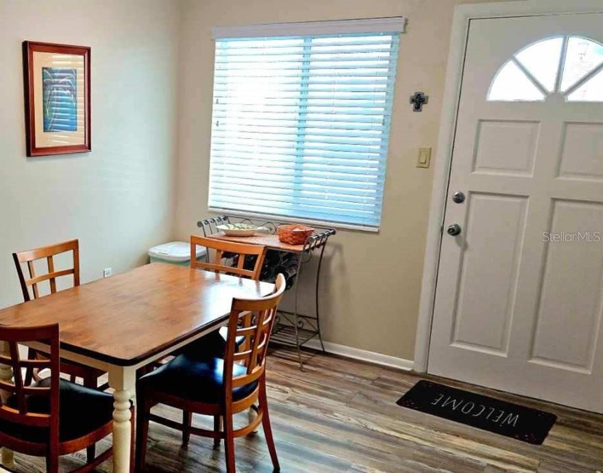Don't let this one pass you by!  Charming 2-bedroom 1-bath 55+ (partially furnished) condo located in the very desirable community of Second Bayshore.  Many upgrades... 2024 HVAC... the kitchen was recently opened up & tastefully updated, the bathroom was beautifully updated with a step-in shower & all new tile, newer laminate and carpet, new double-paned double-lock windows & a high-quality slider installed, and so much more... BONUS!! IN-UNIT WASHER/DRYER... Low monthly maintenance fee of just $356.  Parking space #24 is conveniently located near the elevator. This home is just right for easy upkeep and perfect for that Florida getaway.  When you're not lounging on your lanai, you can join in on the many seasonal activities taking place in the community...Just 8 miles away from the sandy beaches of Anna Maria & 20 minutes to SRQ.  Ideally located just a short drive from great shopping centers, including a brand-new Publix, a TJ Maxx, and a Target, almost everything you need is just a short distance away.  Milestone is presently being completed, so the seller is also offering $3,000 toward "possible" upcoming improvements.  Schedule your showing today!