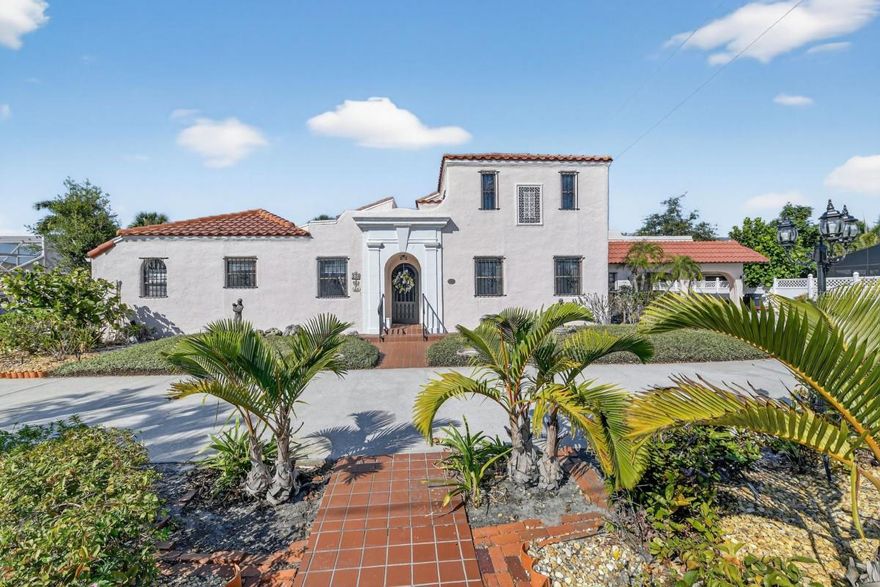 Discover a truly one-of-a-kind historic residence in the heart of Venice Island. Situated in the iconic Venezia Park Historic District, this updated yet character-filled property captures the classic Old-World charm the neighborhood is known for—paired with the rare advantage of a main home, a separate guest house, and a private pool.
Sitting on an .32 lot, the property offers exceptional space, resort style landscaping, and endless potential. Features a tile roof in great shape that adds peace of mind while preserving the timeless aesthetic of the home.
Inside the main residence, you’ll find a spacious layout with multiple gathering areas, including the star of the show entertaining space, large family room, formal dining space, and an office/flex room. Architectural details—such as arched openings, original built-ins, and historic design elements—add charm throughout.
The guest house provides incredible flexibility: perfect for visiting family, an in-law suite, hobby space, or private home office. Outside, the pool area creates a serene backdrop for relaxing or entertaining, with ample yard space for privacy and future enhancements.
The location is unmatched. Sidewalk-lined streets lead to the beautiful Venezia Park just steps away, while Venice Beach, Caspersen Beach, Sharky’s on the Pier, and the Venice Jetties are only a short bike ride from your front door.
Properties like this rarely become available- Experience island living in a one of a kind Historic Estate!