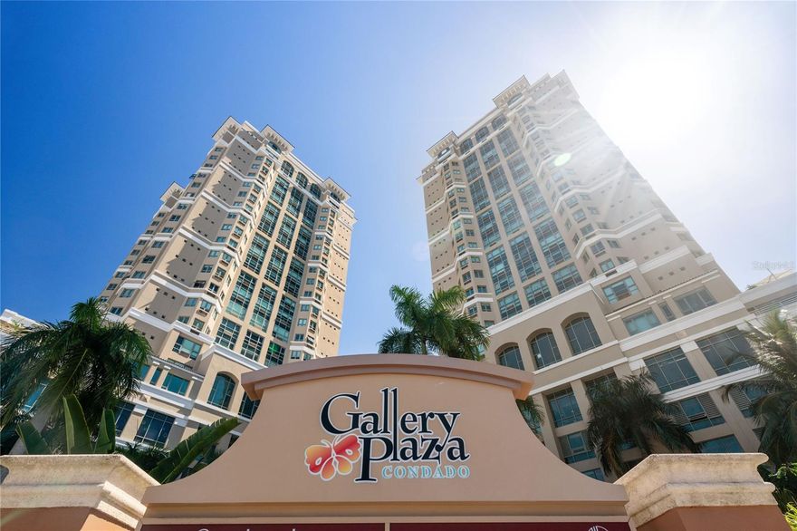 Welcome to Gallery Plaza, a premier condominium residence in the heart of Condado. This renovated 1,337-square-foot condo at 803 Gallery Plaza in San Juan offers 2 bedrooms and 2 bathrooms, including a primary ensuite, in a modern, open layout designed for comfort and functionality. With it's premier exposure in the north tower, enjoy full ocean and beach views. 

Expansive windows frame impressive ocean and city views, enhancing the bright living and dining areas. The well-planned kitchen and flexible floor plan support both everyday living and entertaining.

Located above a vibrant retail level, the building offers direct access to restaurants, cafes, shops, and boutiques, with a grocery store conveniently across the street. Gallery Plaza's resort-style amenities include a state-of-the-art fitness center, pool, jacuzzi, 24/7 security, and concierge services.

This residence combines urban convenience with full-service condominium living in one of Condado's most sought-after addresses. This property is offered for sale.