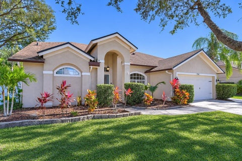Photo of 9502 Sunnyoak Drive, Riverview, FL 33569 (MLS # TB8558609)
