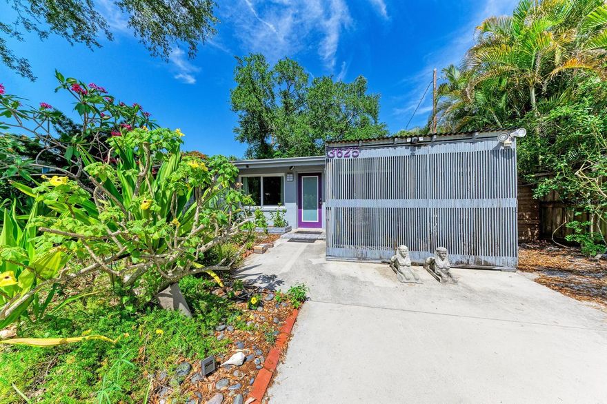 A rare West-of-Trail opportunity for the right cash buyer. 3625 Jacinto Court sits on a quiet residential street in one of Sarasota's most sought-after mainland neighborhoods, where new construction and luxury homes continue to reshape the streetscape. The existing single-family home features an open-concept floor plan with exposed beam ceilings, Saltillo tile flooring, all new windows, multiple living areas, and a kitchen with stainless appliances and a breakfast peninsula. French doors open to a private side patio surrounded by mature landscaping, and a separate primary bedroom offers privacy from the main living space.

The home is livable as-is for the buyer who appreciates character and wants to renovate over time, or it can serve as a holding asset on a prime West-of-Trail lot while plans take shape for a future custom build. The location is the headline. Tucked between Sarasota Bay and Tamiami Trail, the neighborhood is defined by tree-lined streets, historic charm, and walkability to Southside Village's restaurants, cafés, and boutiques. Downtown Sarasota's theaters, galleries, and waterfront are a short drive away, and the world-famous quartz sands of Siesta Key are just minutes from your door. Southside Elementary serves the area as part of the highly regarded local school district.

The home needs updating and is being sold strictly as-is. Cash buyers only — likely not financeable in current condition. Bring your contractor, your architect, or your vision and capitalize on a West-of-Trail address at an entry-level price point.
